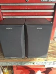 Sony 50W Bookshelf Tv Stereo Speaker Set SS-H1600U. Fixed Price $60.00.