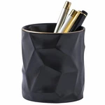 Ceramic Irregular Round Pen Holder For Desk Cute Stand Gold Line Aesthetic Pe.... Fixed Price $16.12.