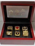 Michael Jordan - Chicago Bulls Championship 6 Ring Set With Wooden Display Box. Fixed Price $149.99.