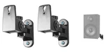 Pair Hidden Wall Swivel Brackets For Dayton Audio B652 6.5" Bookshelf Speakers. Fixed Price $34.95.
