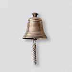 Handmade Brass Ship Bell - Small Nautical Wall Mount Loud Sound 5.25 Inches. Fixed Price $54.95.