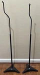 Omni Mount Pair Cube Speaker Stands Pole With Triangle Base. Fixed Price $75.99.