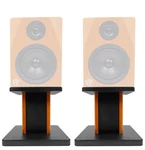 Rockville 8 Wood Studio Monitor Speaker Stands For DPM5C. Fixed Price $49.95.