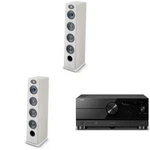 Focal Vestia NO3 Light Wood Speakers Pair + RX-A6A Receiver Bundle. Fixed Price $4559.99.