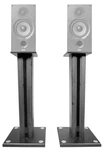 Pair 26" Bookshelf Stands For Elac Debut 2.0 B6.2. Fixed Price $64.99.