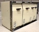 Mcm Chrome Kitchen Canister Set Lady Garner Counter Or Wall Mount Tilt Drawers. Fixed Price $39.99.