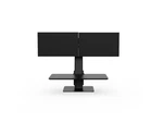 Humanscale Eco 2.0 Dual Monitor Arms With Clamp Mount Base - Black (QSE2. Fixed Price $688.99.