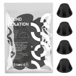Speaker Isolation Feet 4-PACK 1.5" Bigfoot Rubber Pads Non-adhesive Anti-vib. Fixed Price $40.24.