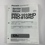Pioneer Service Manual Plasma Display PRO-1010HD/810HD Order No ARP3219. Fixed Price $22.25.