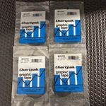 Lot Of Chartpak Black Graphic Tape 1/8 X 32.4" Gloss BG1251. Fixed Price $20.00.