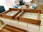 Custom Made Oiled Oak Stands For Klipsch Quartet Free Shipping!. Fixed Price $224.99.