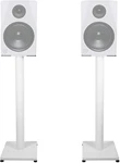Pair RS29W 29" Steel Bookshelf Speaker/studio Monitor Stands-white V2. Fixed Price $111.99.