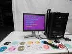 Hamilton PA-85 Portable Amplifier Karaoke System W/ 18 Dvds & Mic. Fixed Price $950.00.