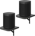 Set Of 2 Universal Small Rear Speaker Wall Mount Shelf Surround Sound St. Fixed Price $22.99.