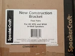 Speakercraft BKT90601 New Construct Bracket MT6 & Wha In-wall Speakers 4 Pairs. Fixed Price $72.15.