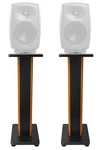 (2) Rockville 28" 2-TONE Studio Monitor Speaker Stands For Genelec 8351A. Fixed Price $99.95.
