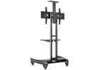 Rocelco Vstc 32"-70" Mobile A/v And Tv Cart With Component/webcam Shelf Black. Fixed Price $276.29.