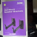 On-stage Stands SS-7322B Adjustable Wall Speaker Bracket Pair. Fixed Price $33.49.