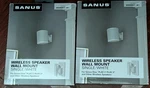 Pair Of White Sanus WSWM2-W1 Speaker Wall Mounts For Sonos One New. Fixed Price $54.95.