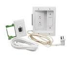 Legrand On-q HT22U2WHR6 Flat Screen Tv Pro Power Kit White New Sealed. Fixed Price $79.95.