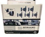 Open Box Atlantic 5 Wall Speaker Brackets With Instructions Manual. Fixed Price $25.00.
