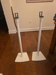 Sanus WSS22-W1 White Fixed-height Stands For Wireless Speakers Pair. Fixed Price $48.98.