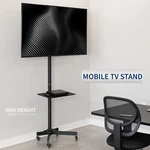 Vivo Mobile Tv Cart For 13" To 60" Lcd Led Plasma Flat Panel Stand With Wheels. Fixed Price $30.00.