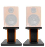 Rockville 8 Wood Studio Monitor Speaker Stands For APM6C. Fixed Price $49.95.