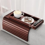 Bestjing Bamboo Sofa Armrest Tray Table For Couch 2-IN-1 Foldable. Fixed Price $60.78.
