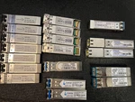 Sfp Transceiver Modules Linktel Intel Finisar 100BASE Ericsson Mixed Lot Of 19. Fixed Price $199.99.