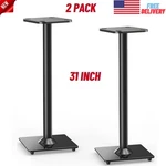 31" Height Bookshelf Stands Pair For Satellite Speaker, Surround Sound. Fixed Price $131.07.