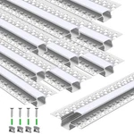 10 Pack 6.6FT/ 2 Meter Plaster-in Led Channel Trimless Diffuser Reces.... Fixed Price $166.39.