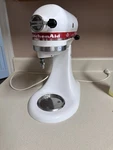 Kitchenaid White Classic Stand Mixer KSM90WW Works Needs Service Read Below. Fixed Price $60.00.