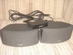 Pair Bose Speakers 425616 W/cinemate Interface Cables. Fixed Price $78.50.