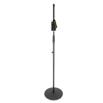 Gravity GMS23 Microphone Stand With Round Base In Black. Fixed Price $69.99.