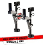 Premium Pa Speakers Wall Mount Brackets By Griffin Set Of 2 Steel Pro-audio. Fixed Price $44.35.