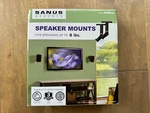 Nib Sanus Accents SWMB-01 Mounts (black) Fits Speakers Up To 8 Lbs. Fixed Price $9.99.