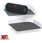 Brainwavz Corner Floating Shelf Black 2 PK8 Speaker Book Acrylic Shelves White. Fixed Price $26.00.