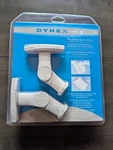 Dynex Home Theater Speaker Mounts DX-SWM2W New Swivel White Brackets Hardware. Fixed Price $10.87.