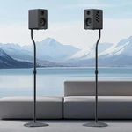 Universal Speaker Stands Pair Adjustable 28 38 Inch Bookshelf Surround Sound Mou. Fixed Price $50.25.