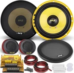 Pyle 2 Way Custom Component Speaker System - 6.5 400 Watt, With Electroplated. Fixed Price $72.95.