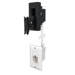 Sanus - Tilt & Swivel Speaker Wall Mount Power Kit Black. Fixed Price $99.99.