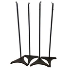 Omni Mount Telescoping Pole Speaker Stands With Triangle Base, Set Of 4. Fixed Price $59.50.
