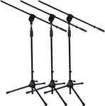 3 Pack Microphone Stand Boom Arm Tilting Rotating Floor Podium Stage Studio. Fixed Price $183.99.