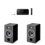 Focal Vestia NO1 Black Bookshelf Speakers, Pair, With RX-A8ABL 11.2-CHANNEL A.... Fixed Price $3569.99.