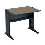 Safco SAF1930 Reversible Top Computer Desk 28"X35.5" Steel Oak. Fixed Price $425.33.