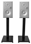 Black 21 Steel Bookshelf Stands For Polk Audio T15. Fixed Price $64.95.
