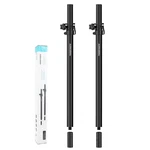 Vondynote Set 2 Speaker Pole For Subwoofer Height Adjustable Fits Black. Fixed Price $54.29.