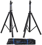 Rockville RVES1 Pair Tripod Dj Speaker Stands With Carry Bag, 100 Black. Fixed Price $82.99.