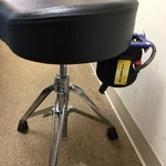 Ludwig Pro Saddle Drum Throne With Buttkicker Concert. Fixed Price $520.00.